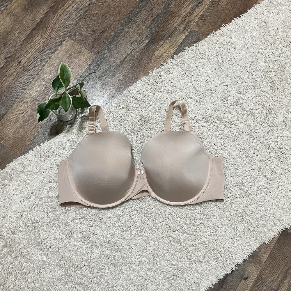 Torrid Size 46D Beige 360 Back Smoothing Lightly Lined Underwire T-Shirt Bra